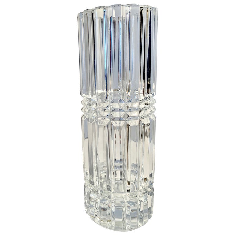 Cut Crystal Vase For Sale at 1stDibs