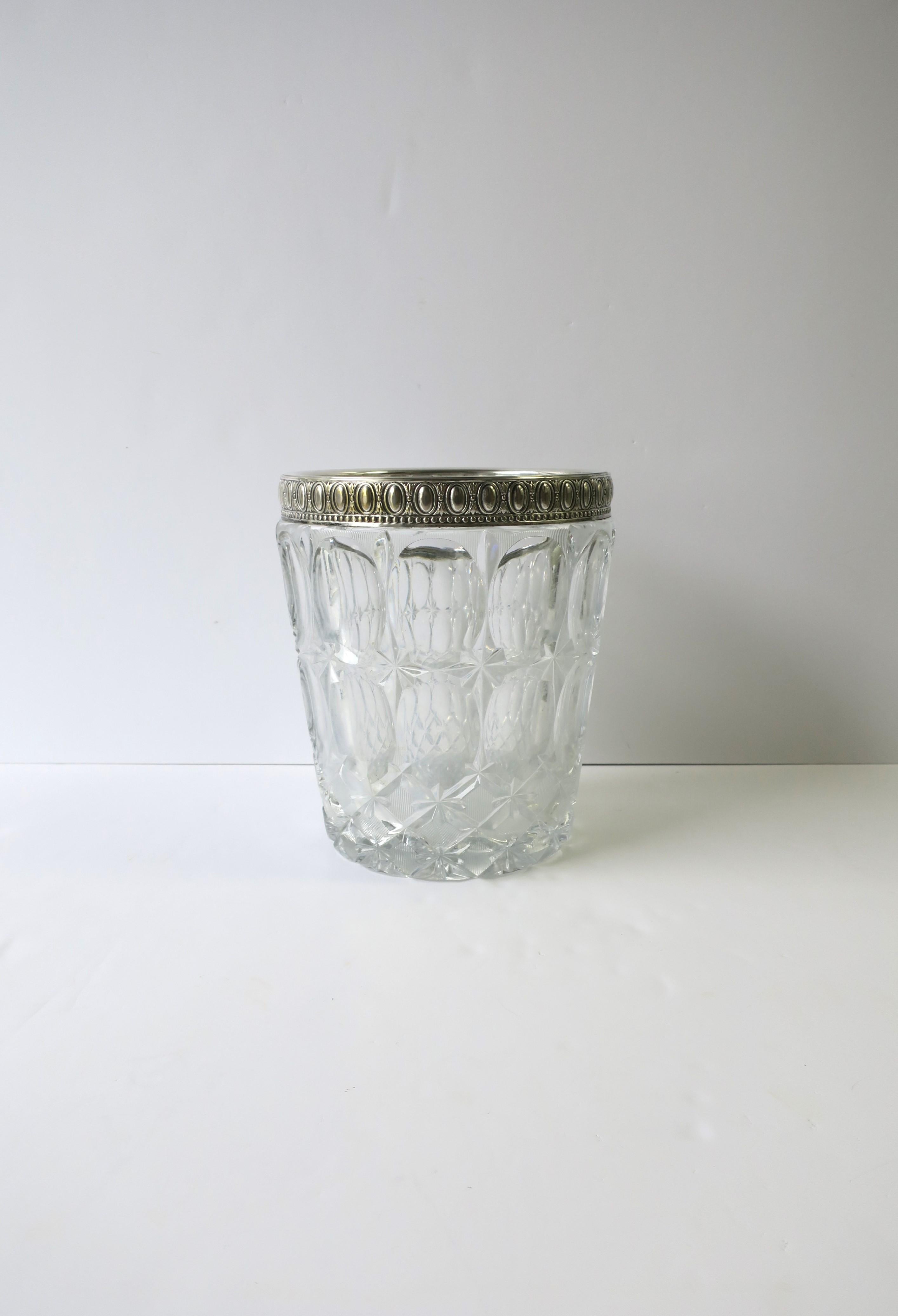 Metal Wine Champagne Cooler or Ice Bucket  For Sale