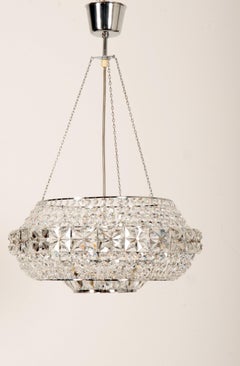 Cut Crystals Chandelier from the Late 1970s