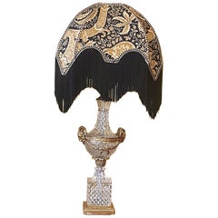 Cut Glass and Gilt Metal Mounted Table Lamp Cut Glass and Gilt Metal Mounted Table Lamp