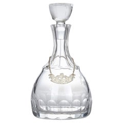 Cut Glass and Silver Sherry Decanter by Roberts & Belk