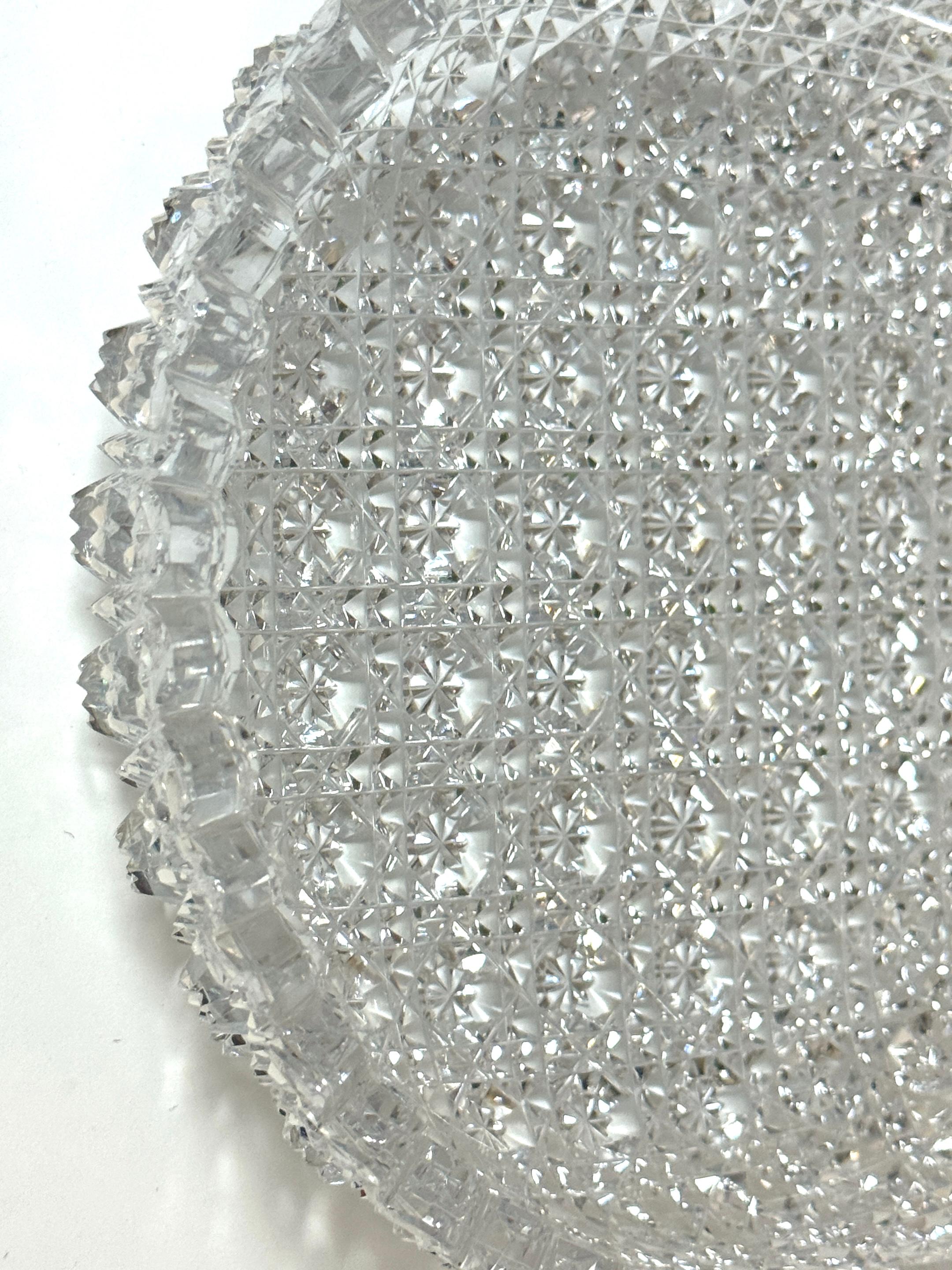 Rare or Custom Order American Brilliant Cut Glass Bowl, Attrib. Hawkes For Sale 6