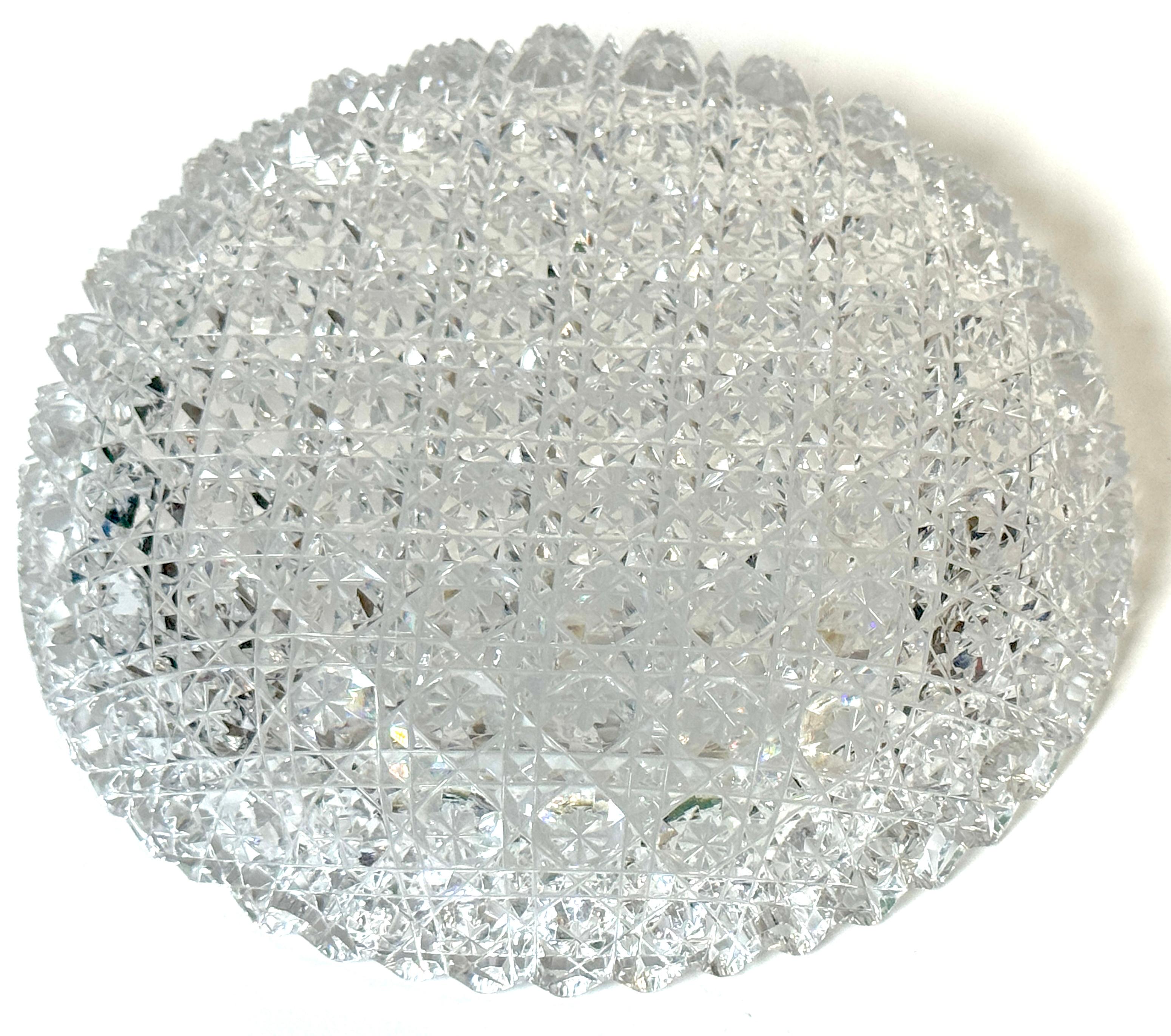 Rare or Custom Order American Brilliant Cut Glass Bowl, Attrib. Hawkes For Sale 9