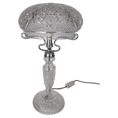 Cut Glass Crystal Table Lamp 1930