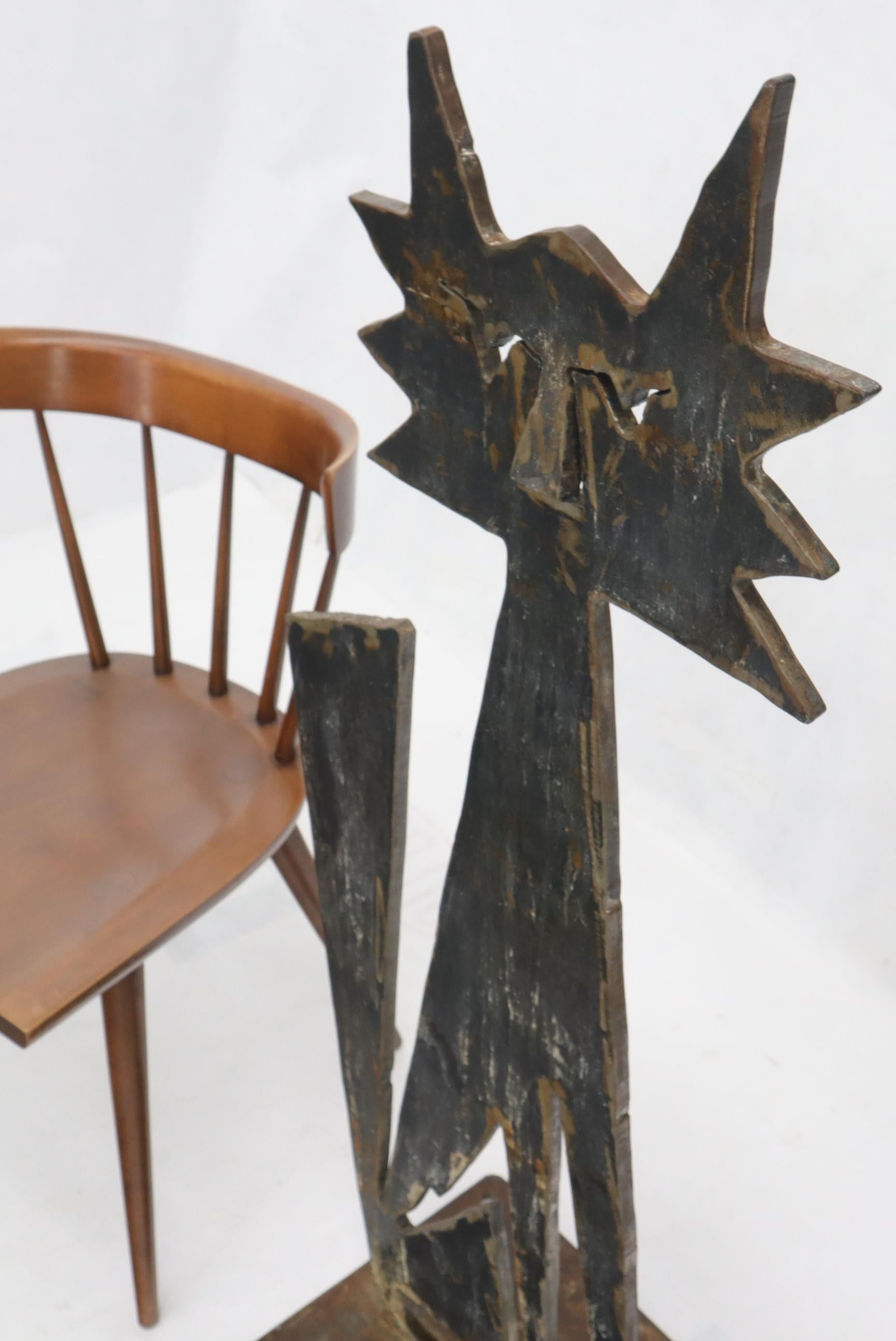 metal cat sculptures