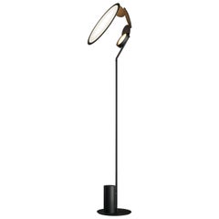 Cut Modern Aluminum LED Floor Lamp by Timo Ripatti