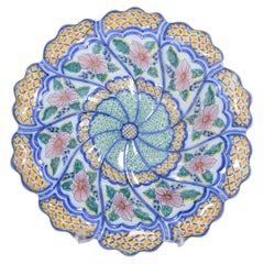 Cut-Out Plate in Portuguese Earthenware, Coimbra