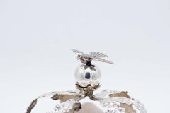 Cut-out silver crown of the Holy Spirit