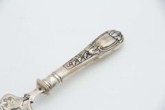 Cut-out silver fish fork