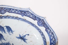 Cut-Out Tray in Chinese Porcelain for Export