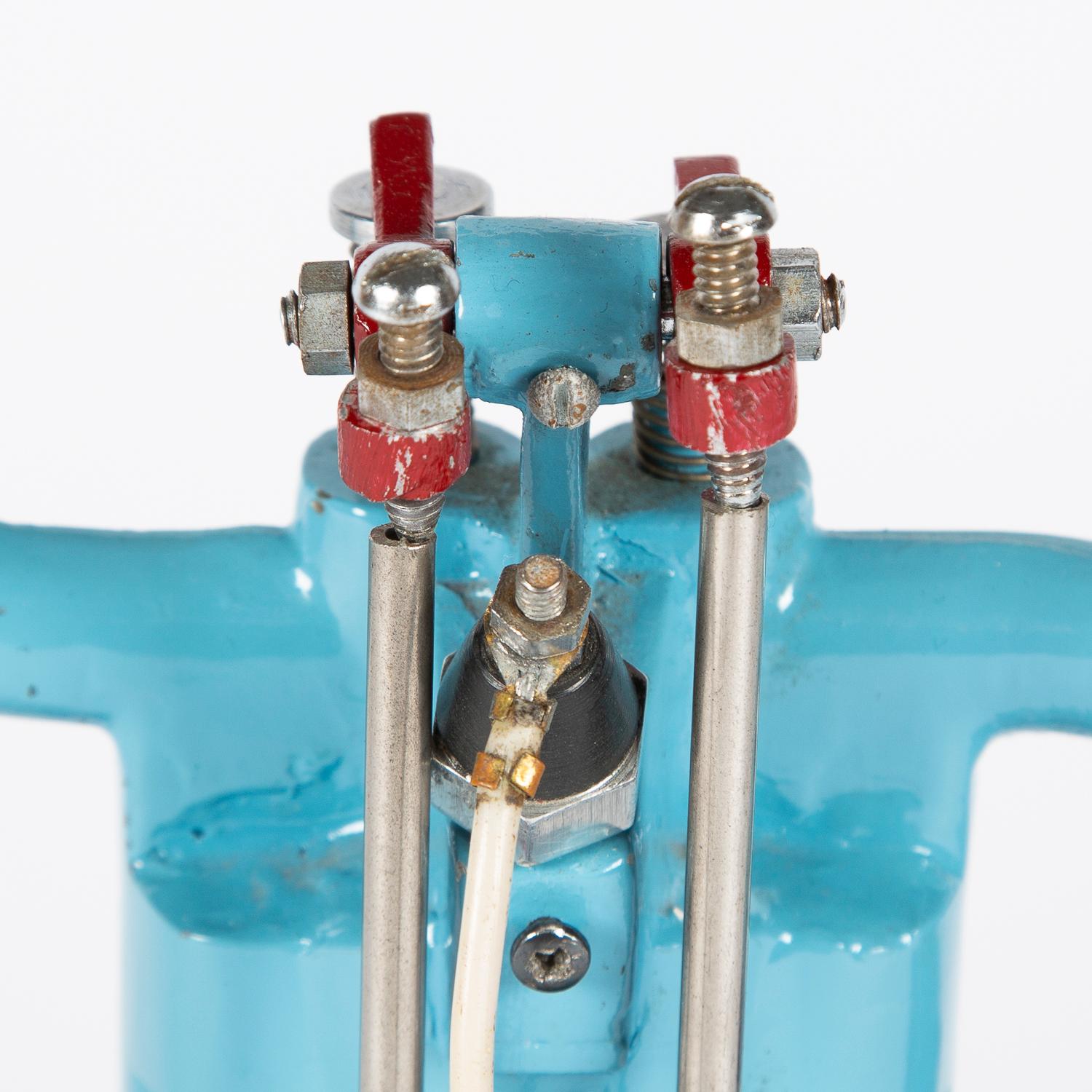 Metal Cutaway Demonstration Model of a Four Stroke Petrol Engine