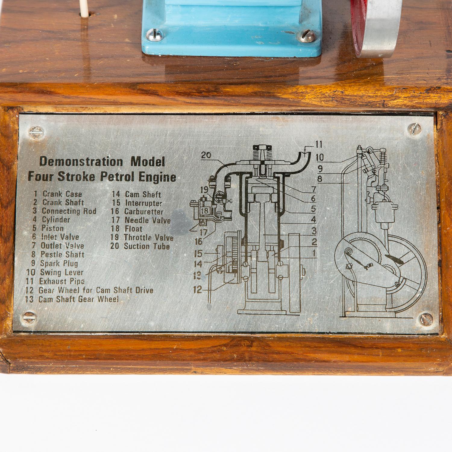 four cycle engine cutaway diagram
