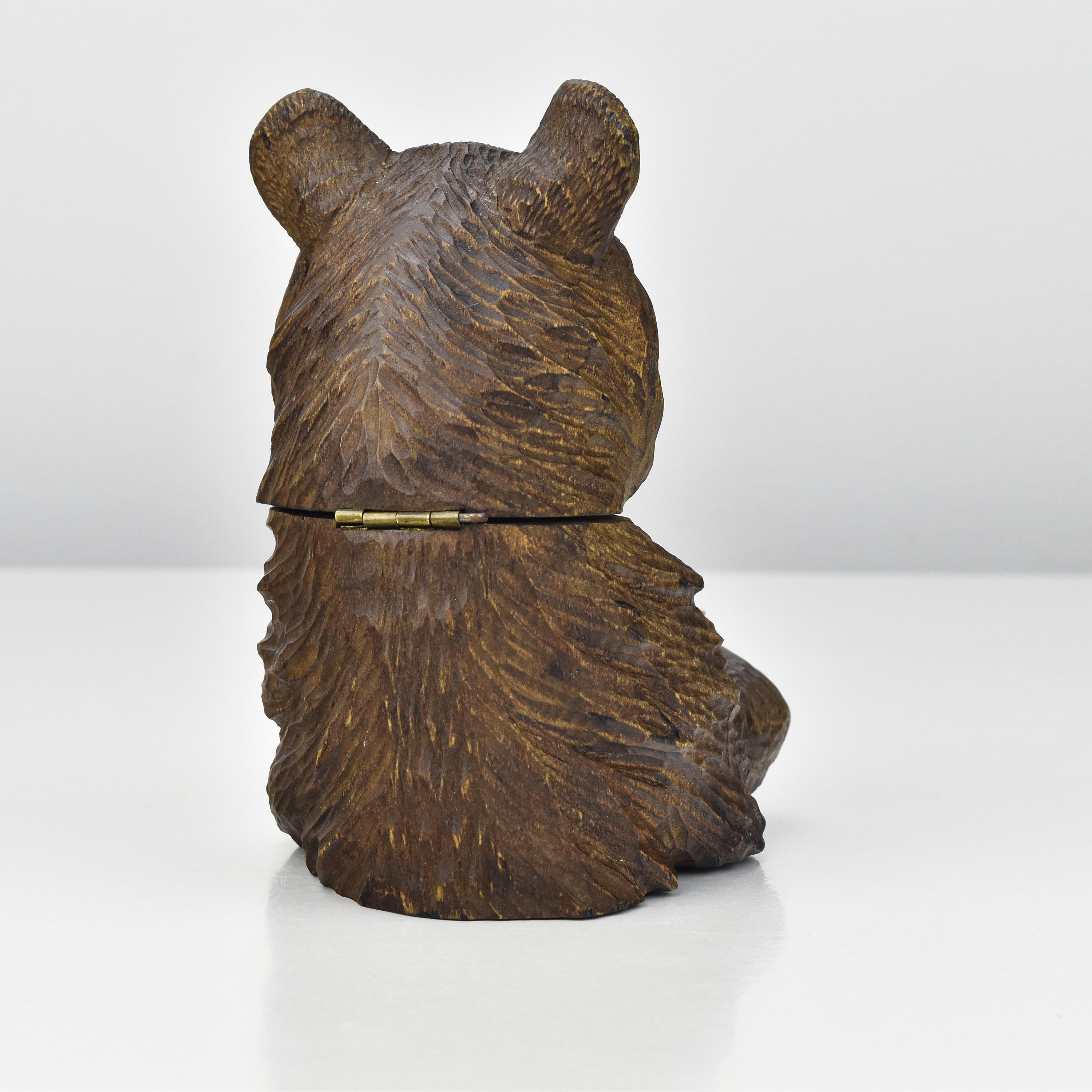 ours en bois sculpte prix