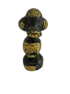 Cute Bronze Poodle Dog Figurine, Herta Baller Austria, 1950s