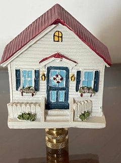 Cute Coastal Beach Cottage Lamp Finial
