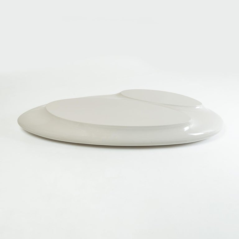 Cute Cut XXL biomorphic coffee table designed by Cédric Ragot for Roche