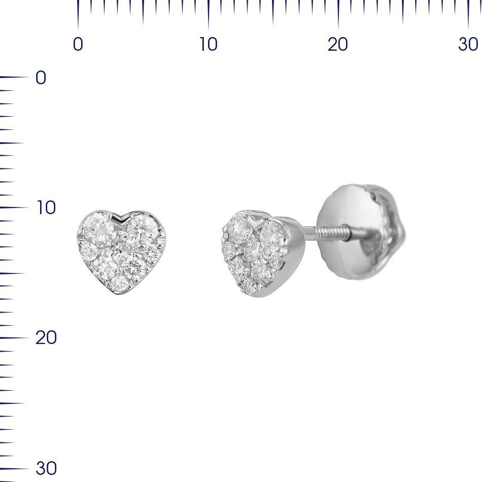 Earrings White Gold 14 K (Matching Ring Available)

Diamond 6-RND 57-0,35-4/5A 
Diamond 4-RND 57-0,05-4/5A 
Diamond 6-RND 57-0,04-4/5A 
Weight 2 grams
With a heritage of ancient fine Swiss jewelry traditions, NATKINA is a Geneva based jewellery