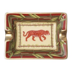 Simpatico portacenere per ospiti Hermès Small Change Tray Tiger Print in porcellana