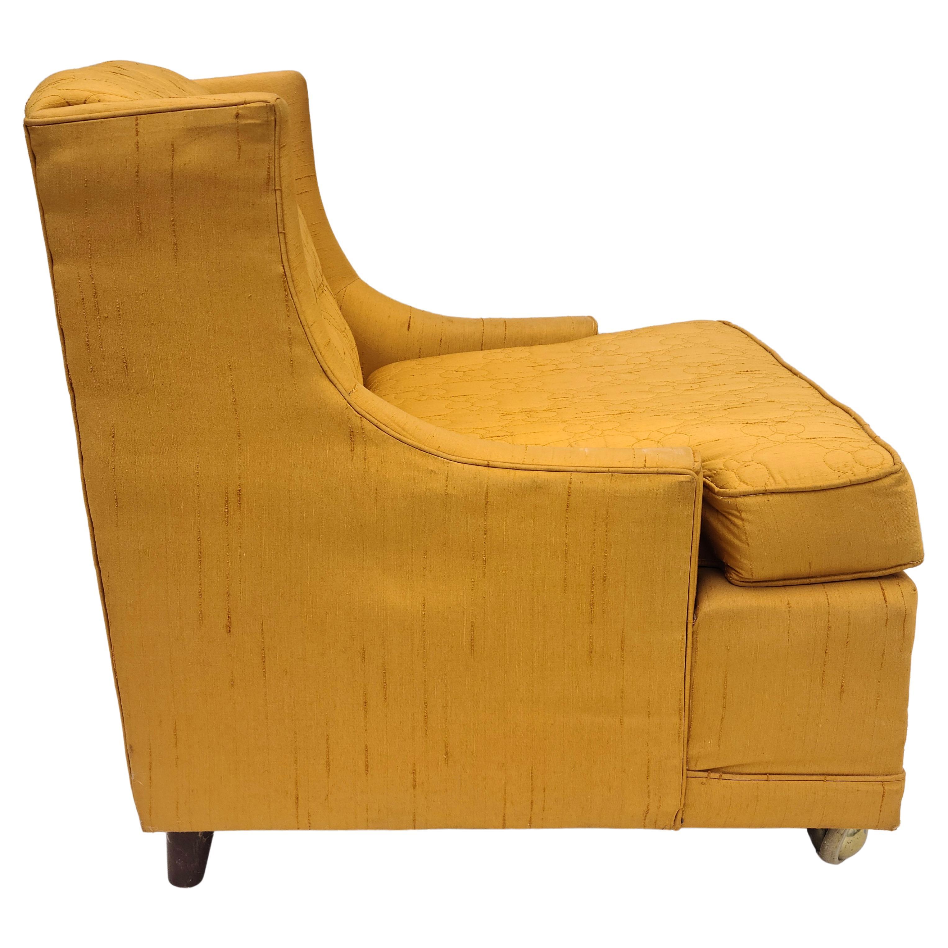 Chaise longue basse coupée Kroehler mi-siècle moderne en vente 1