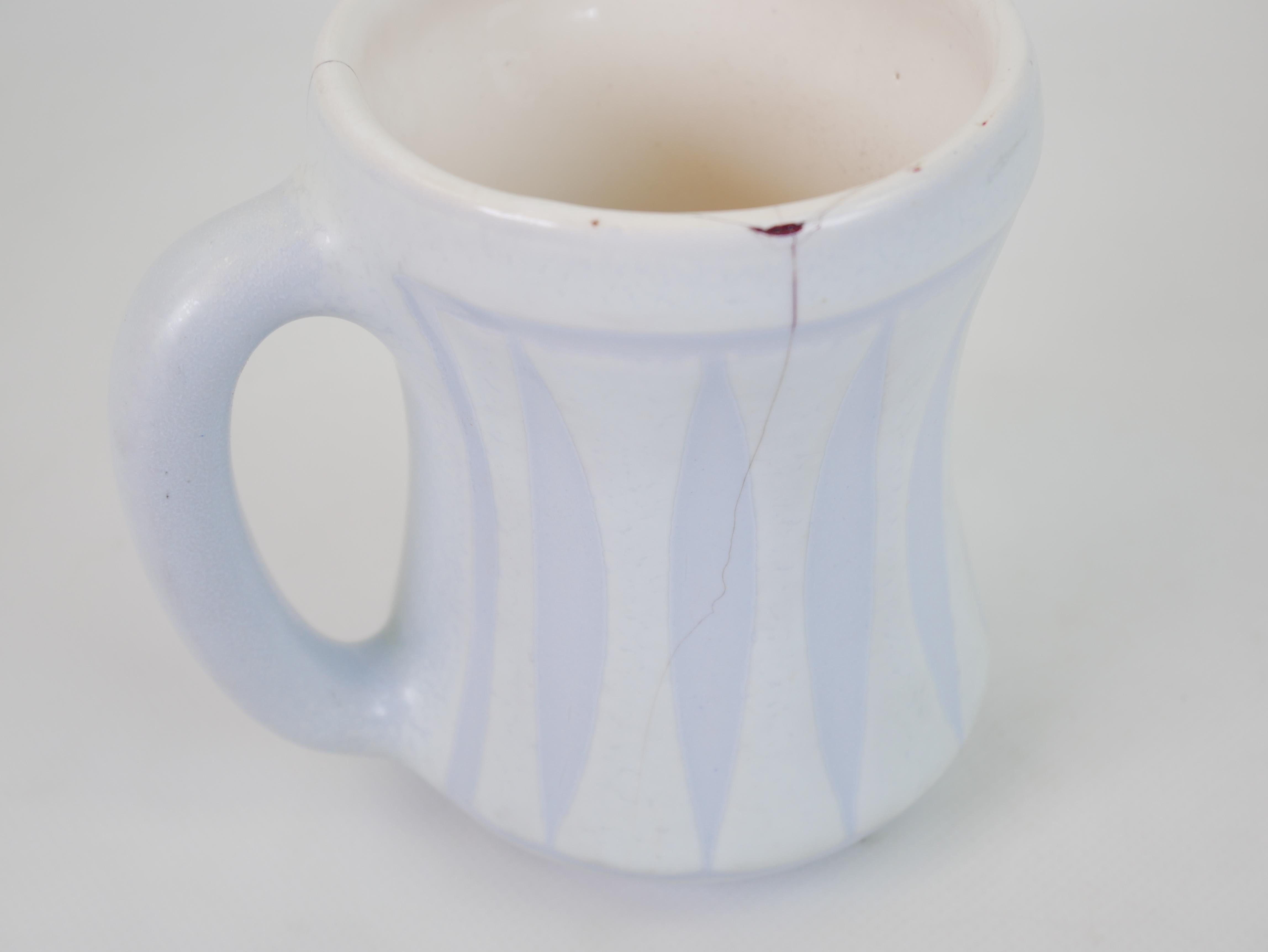 Simpatica tazza di Roger Capron, ceramica e motivi 