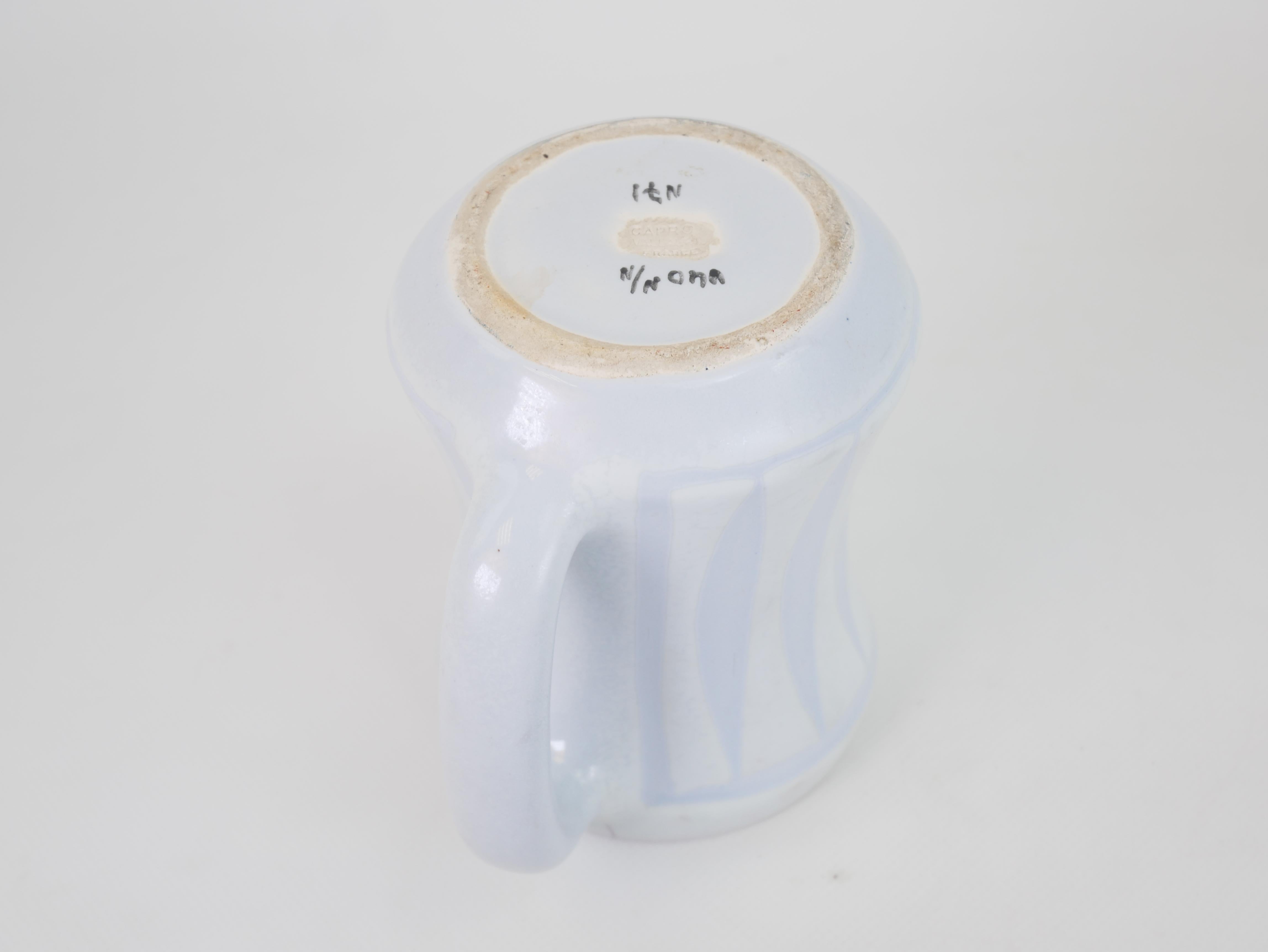 Simpatica tazza di Roger Capron, ceramica e motivi 