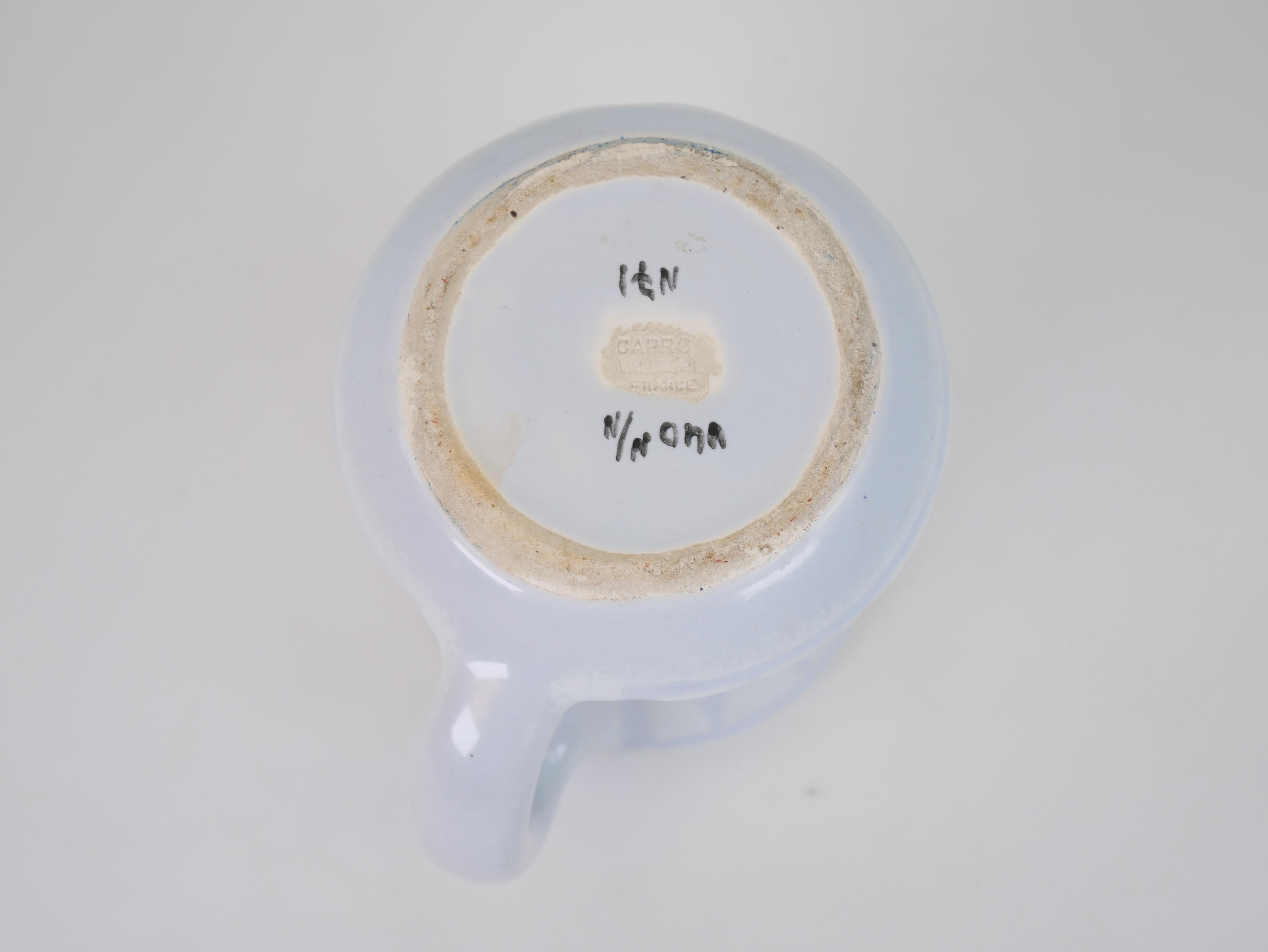 Simpatica tazza di Roger Capron, ceramica e motivi 