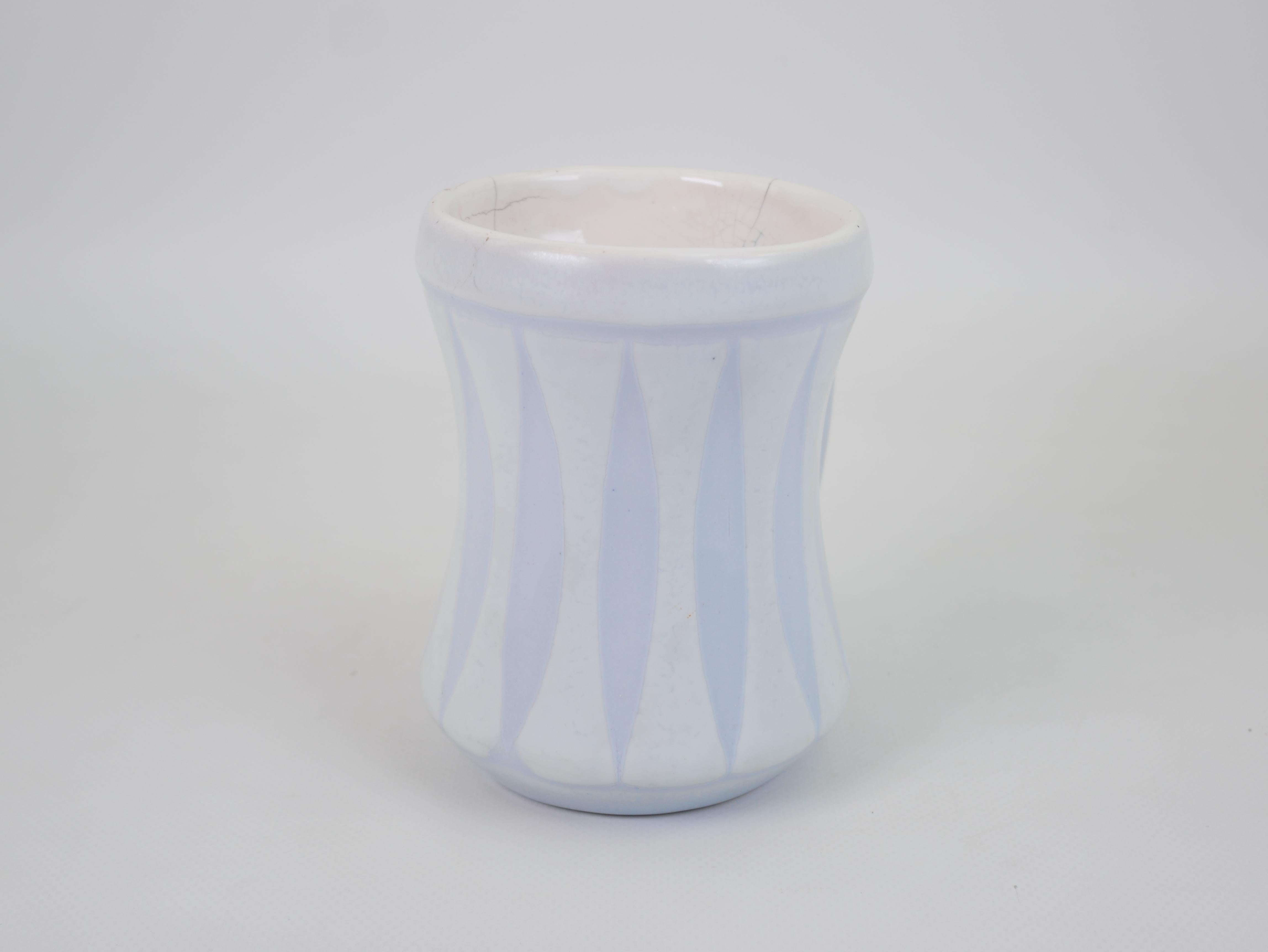 Mid-Century moderno Simpatica tazza di Roger Capron, ceramica e motivi 