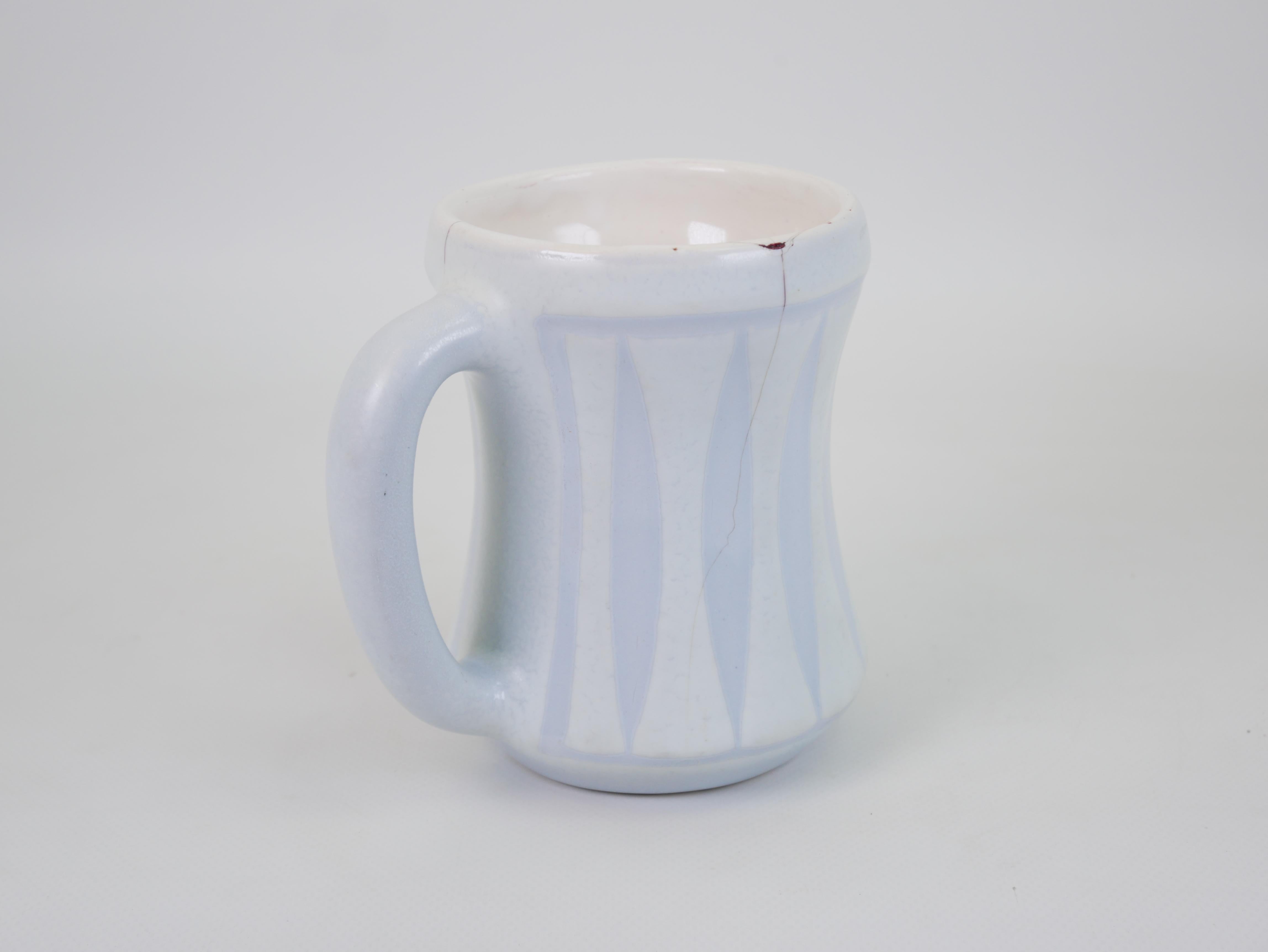 Ceramica Simpatica tazza di Roger Capron, ceramica e motivi 