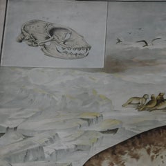 Countrycore Mural Cottagecore Wall Chart Vintage Poster Seal Maritime Wildlife