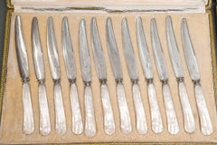 Cutery Service of 36 Knives in Original Box Art Deco