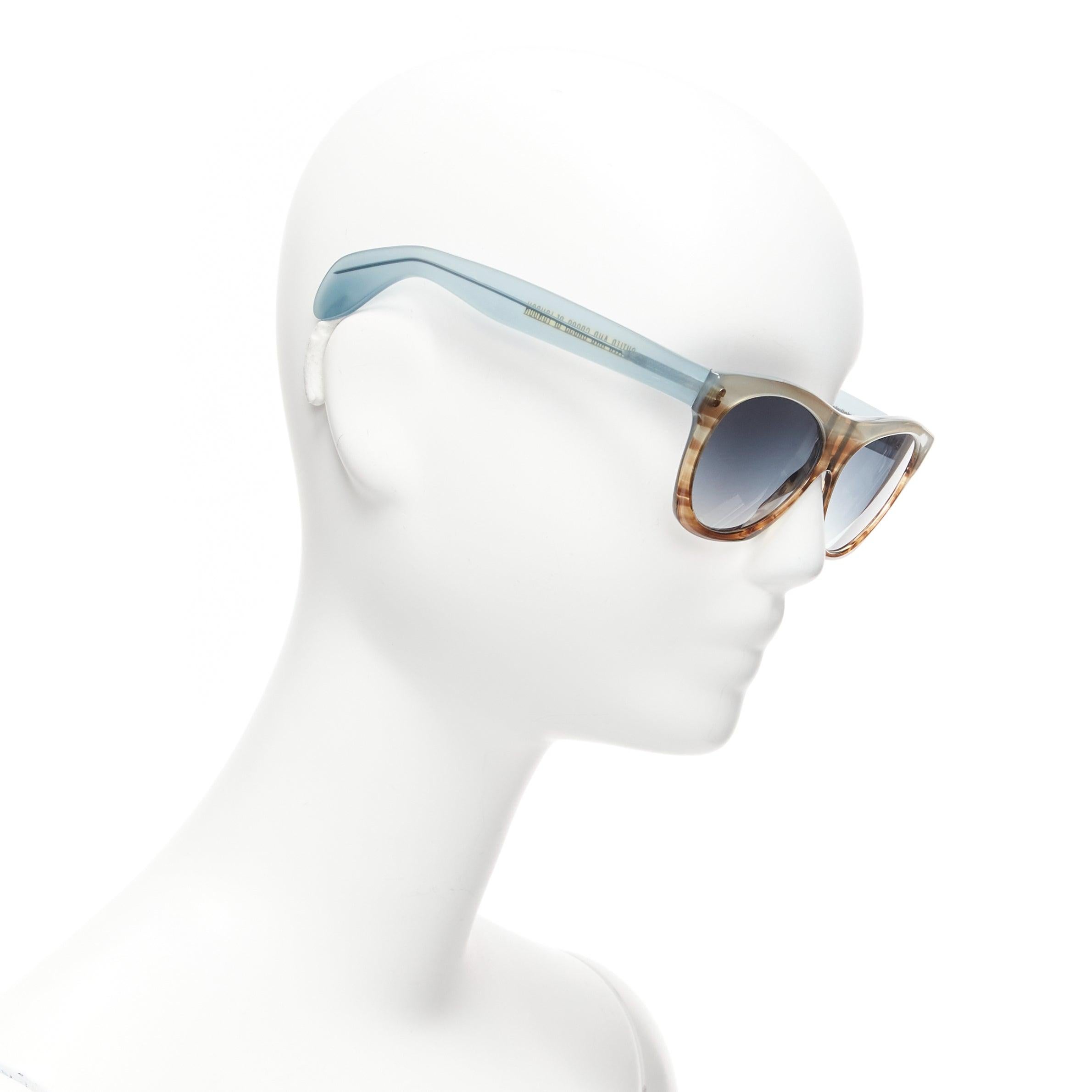 CUTLER AND GROSS 0164 Obtur blue brown gradient frame blue lens sunglasses
Reference: NKLL/A00091
Brand: Cutler and Gross
Model: 0174 OBTUR 57 16 145
Material: Plastic
Color: Blue, Brown
Pattern: Solid
Made in: Italy

CONDITION:
Condition: