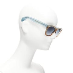 CUTLER AND GROSS 0164 Obtur blue brown gradient frame blue lens sunglasses