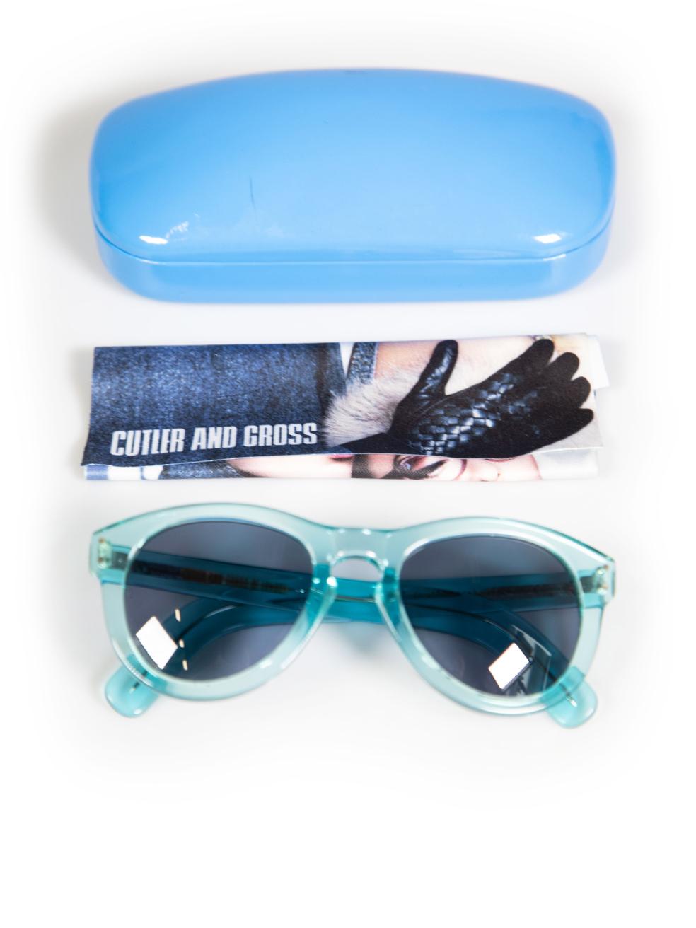 Cutler and Gross Blue Round Sunglasses 3