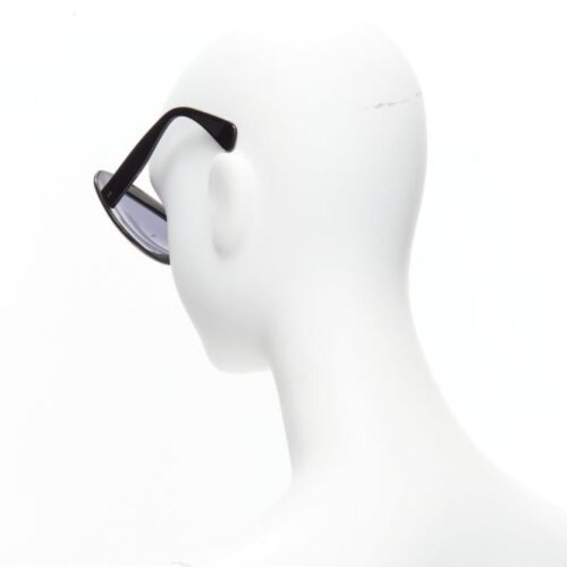 CUTLER AND GROSS M0812 occhiali da sole a farfalla con lenti nere e grigie in vendita 1
