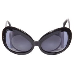 CUTLER AND GROSS M0812 black grey lens butterfly bug eye sunglasses