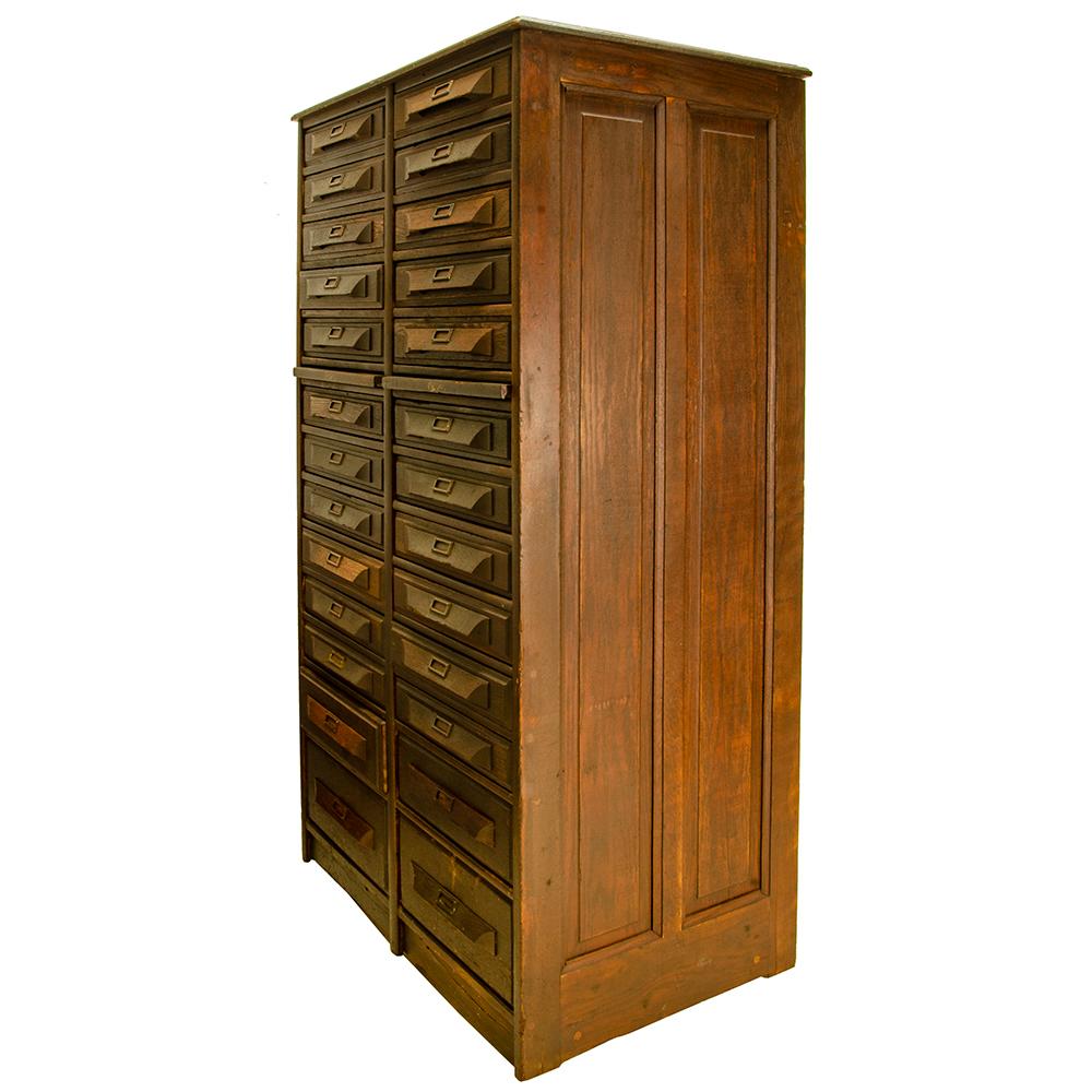 19th Century Cutler and Sons Filing Cabinet