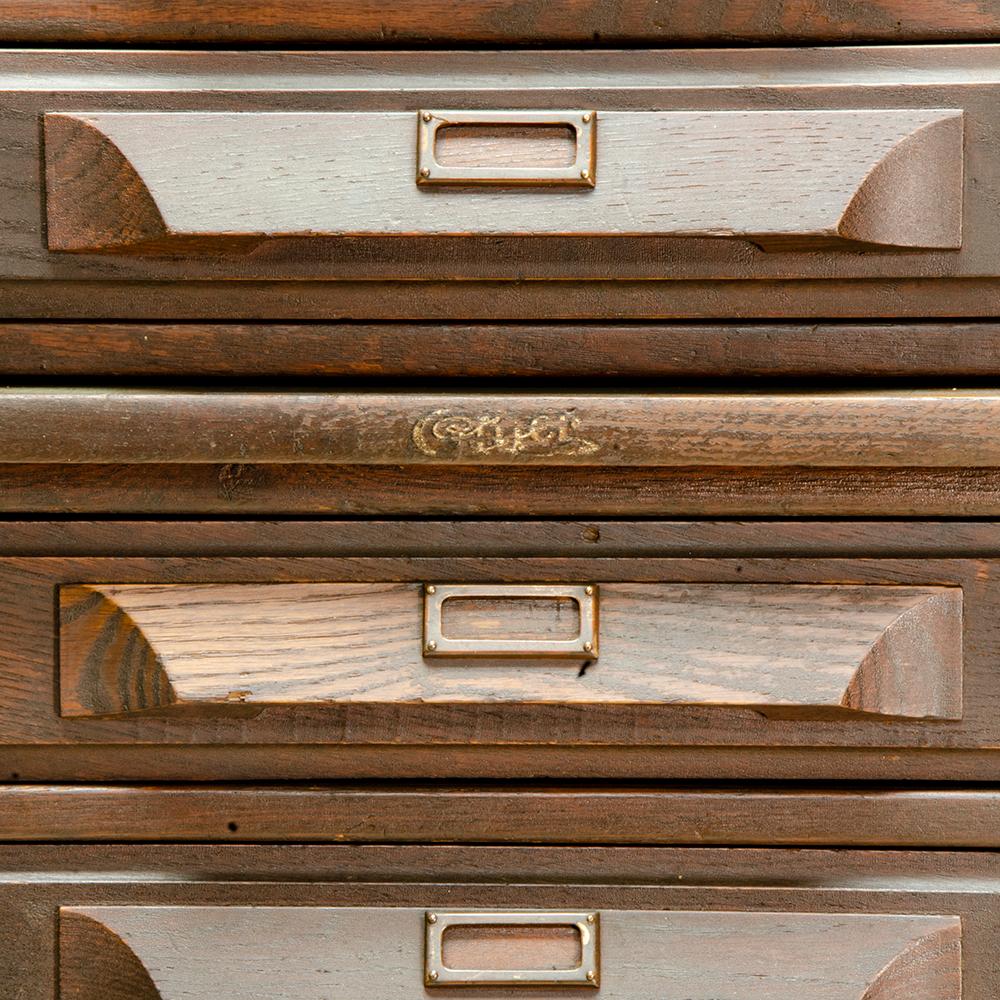 Oak Cutler and Sons Filing Cabinet