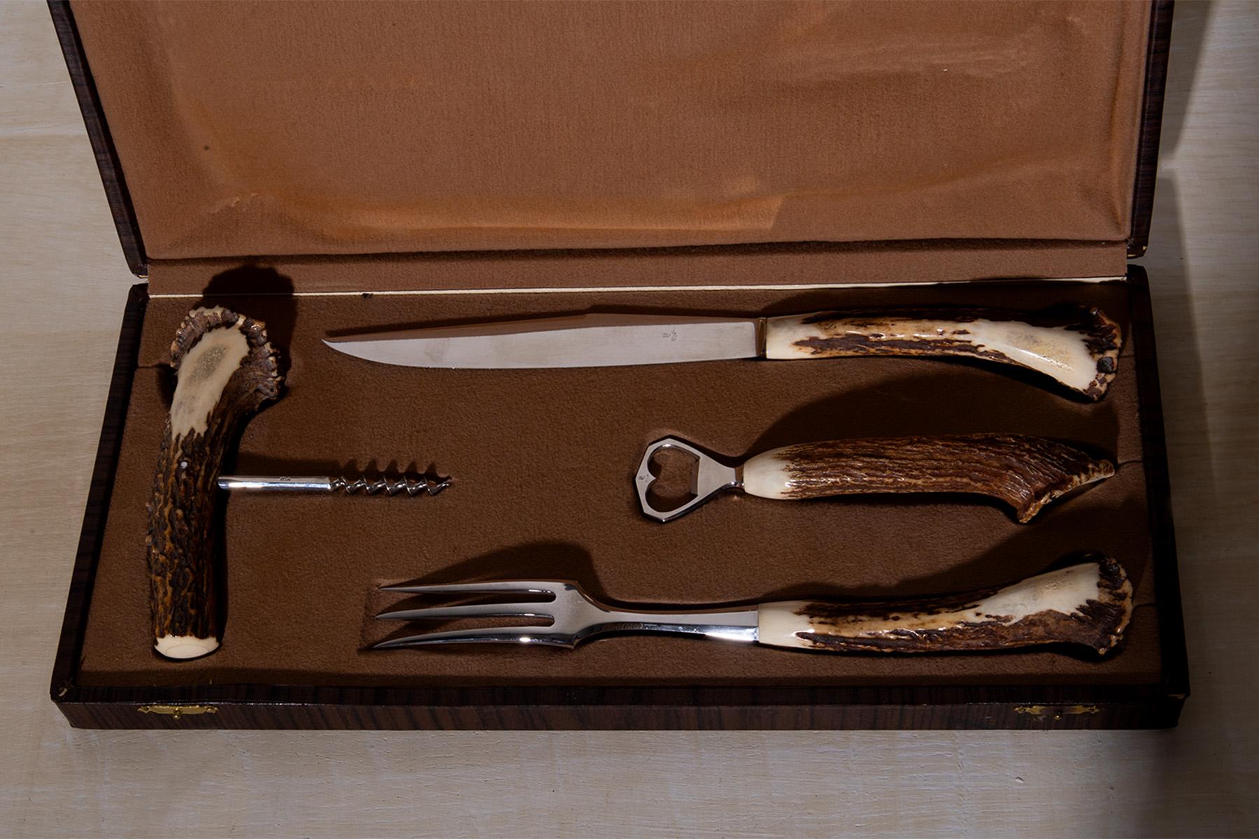 Cutlery and wine sets from Lorenzi In Good Condition For Sale In Milano, IT