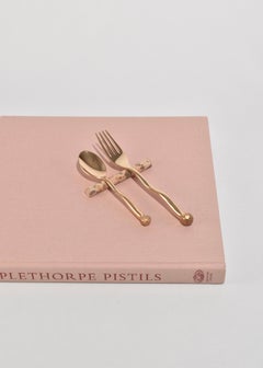 Cutlery Rest Set in Leopardite