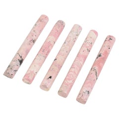 Juego de Cubiertos de Rodonita Rosa