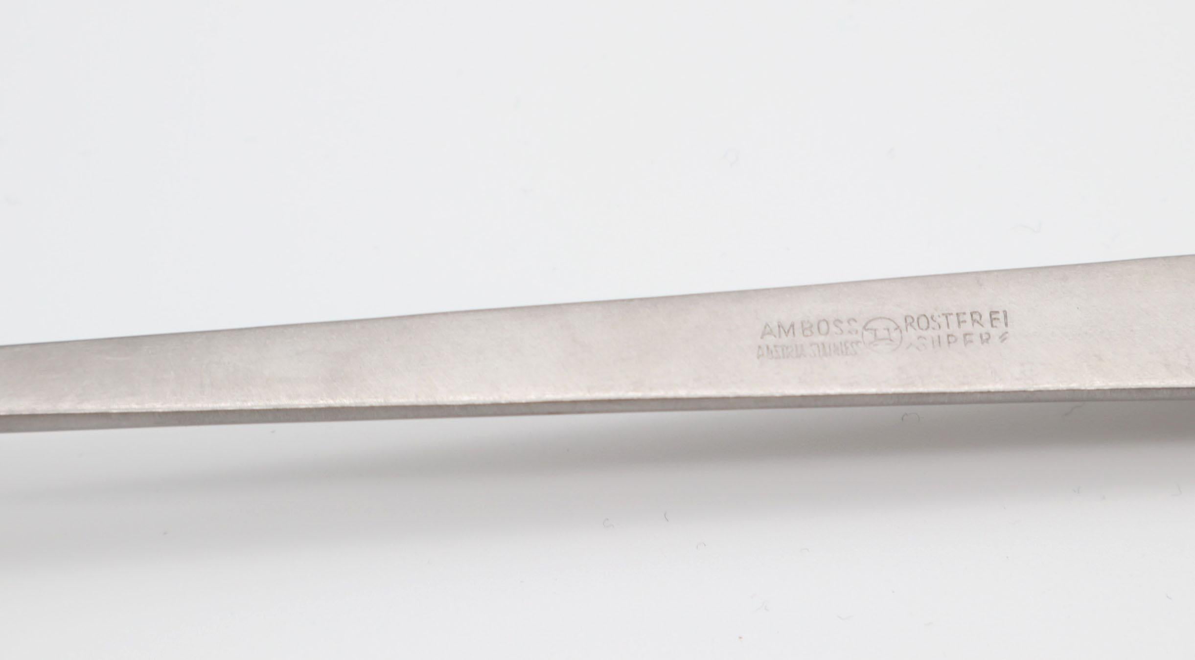 Cubertería de Helmut Alder para Amboss Modelo 2070, 32 piezas, años 60 en venta 4