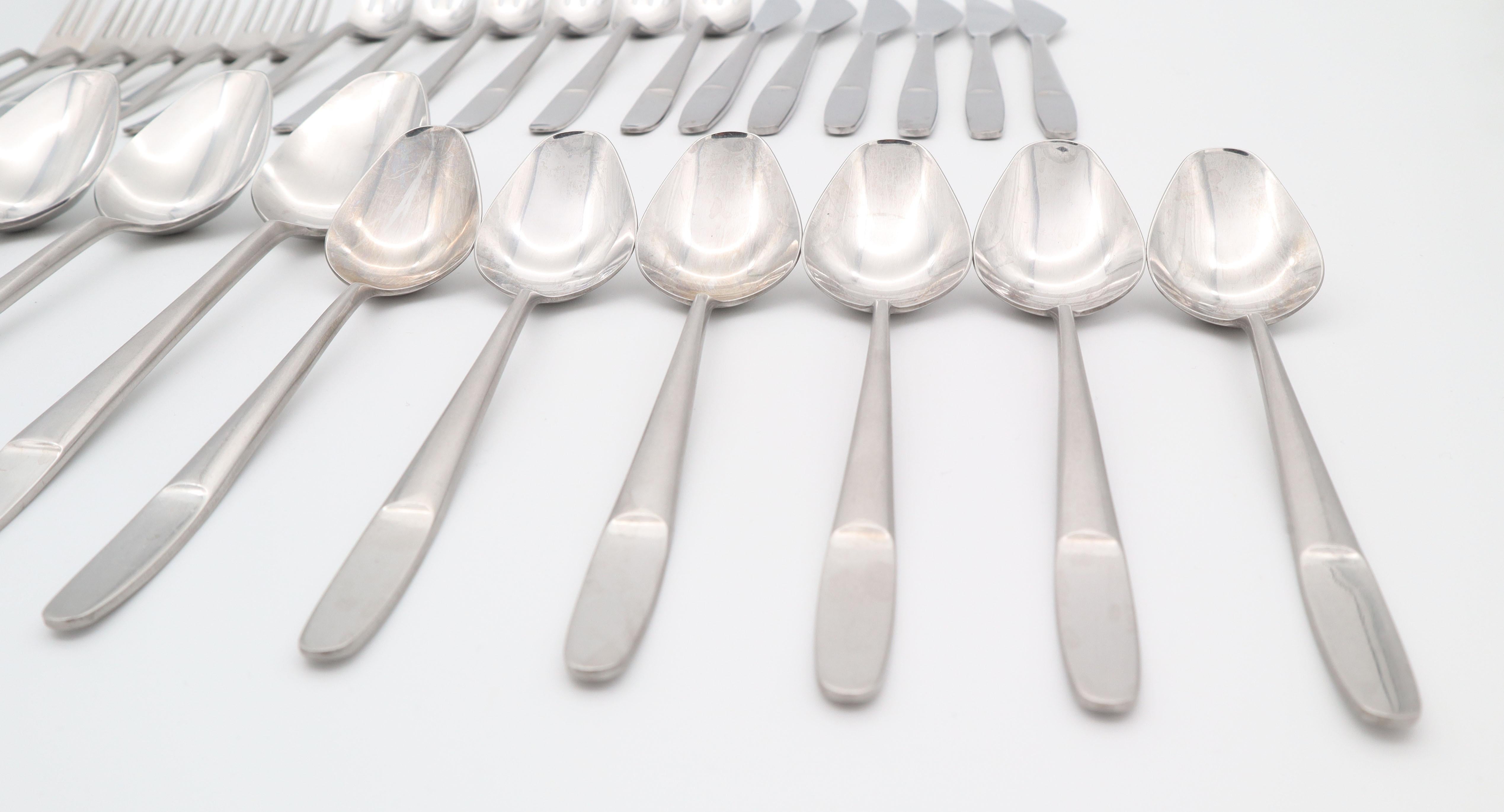 Cutlery Set by Helmut Alder for Amboss Model 2070, 32 Pieces, 1960s For Sale 5