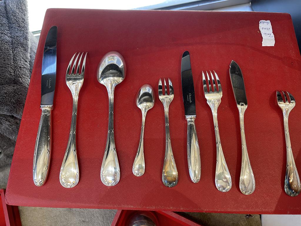 20th Century Cutlery Set Christofle Model 