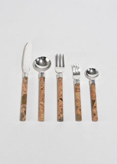 Cutlery Set in Leopardite