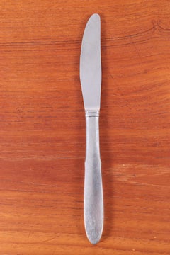 Cutleryr for 12 Persons in Solid Steel by Georg Jensen, Made in Denmark 1960s