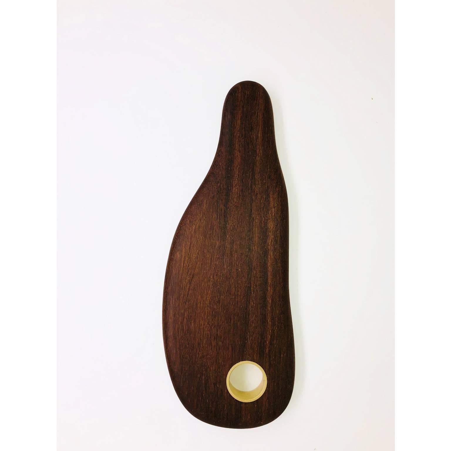 Modern Cutting Gourmet Board Made of Tropical Hardwood in Brazilian Contemporary Design