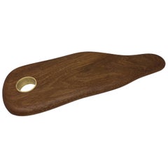 Cutting Gourmet Board Made of Tropical Hardwood in Brazilian Contemporary Design