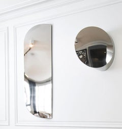 Cutting Space High Mirror in Polished Stainless Steel by Haymann Editions