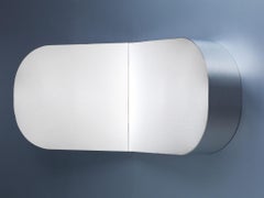 Cutting Space Large Mirror in Polished Stainless Steel by Haymann Editions