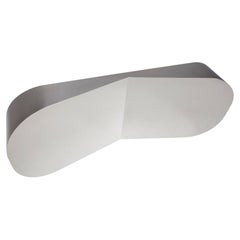Cutting Space Large Mirror in Polished Stainless Steel by Haymann Editions